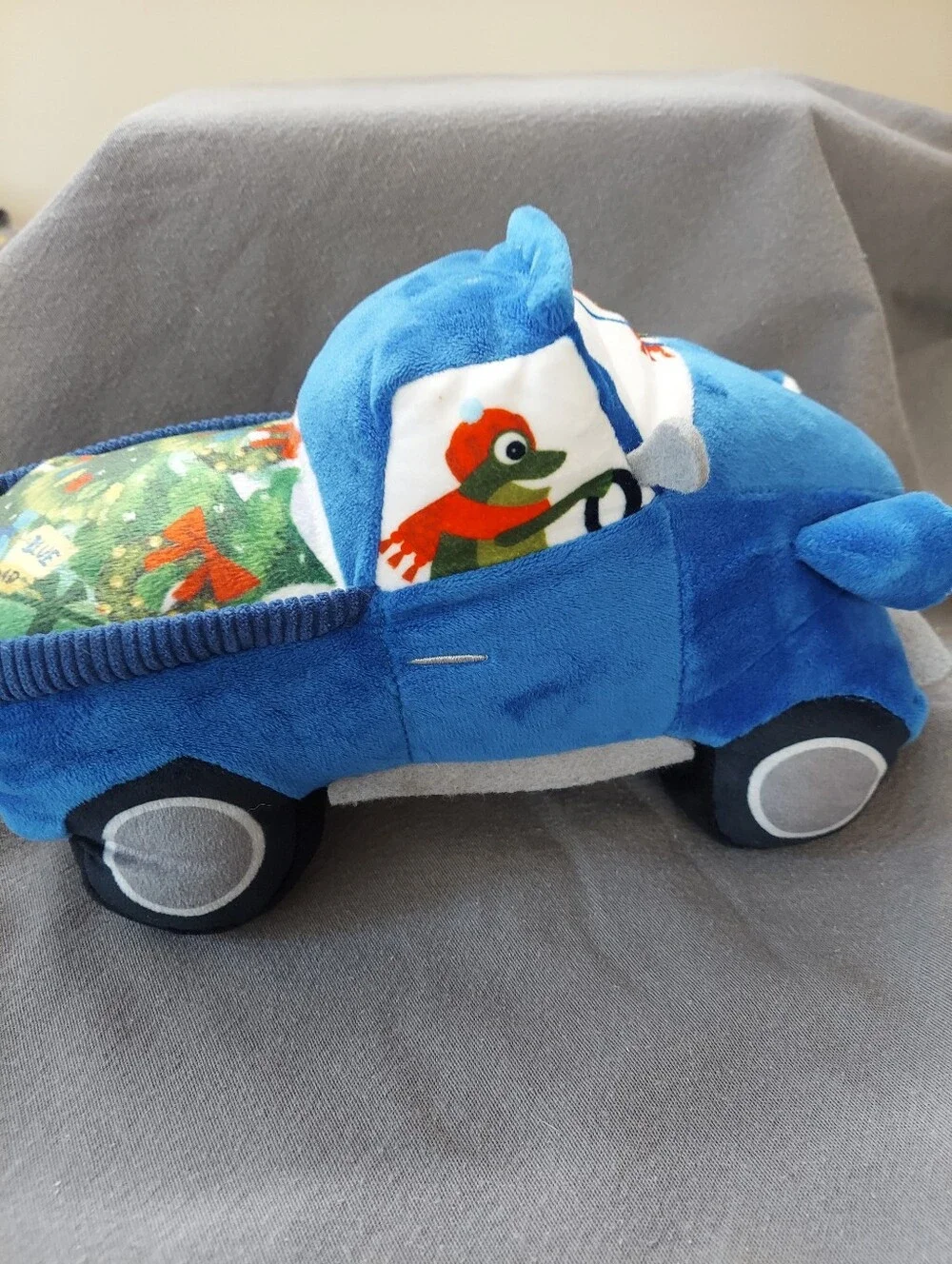 Little Blue Truck Christmas Plush 12” Soft Stuffed Truck Frog  Christmas